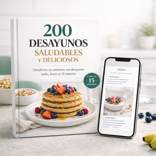200 Desayunos Saludables Y Deliciosos + 6 Bonus