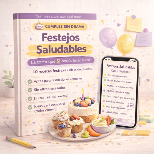 Festejos Saludables: La Torta que SÍ podes llevar al cole